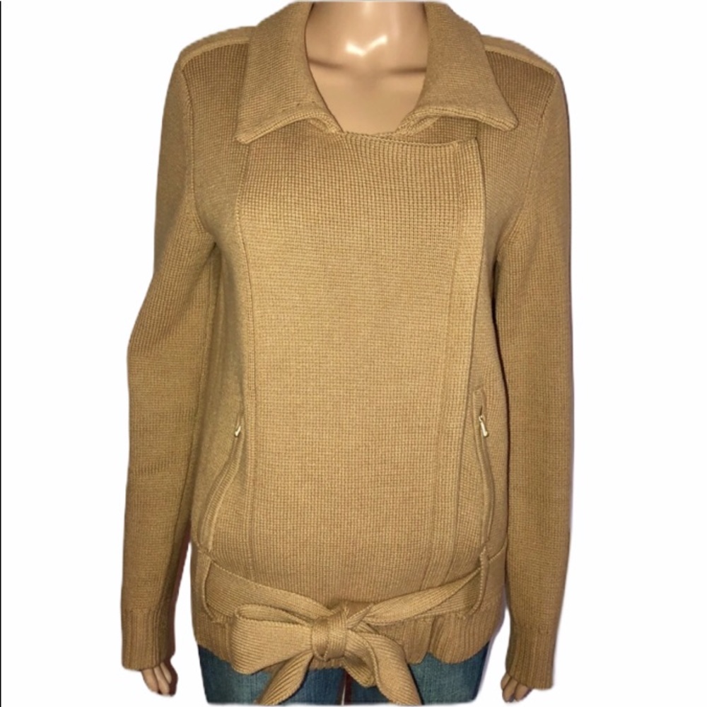 Moda International side zippered sweater